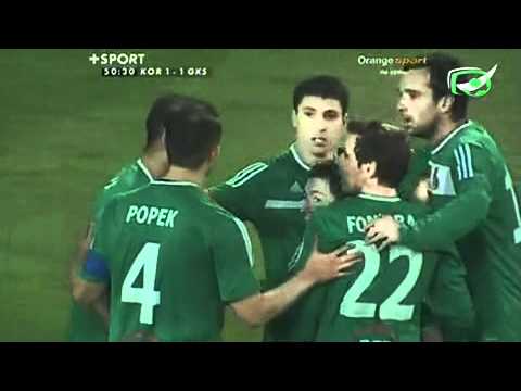 9. kolejka. Korona - GKS 3:1. Małkowski (1:1)