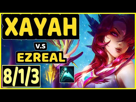 APOLLO (XAYAH) vs EZREAL - QUADRAKILL 8/1/3 KDA BOTTOM ADC CHALLENGER GAMEPLAY - NA