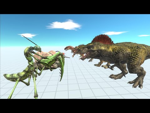 CARNIVORE DINOSAURS VS GIANT INVERTEBRATES Animal Revolt Battle Simulator