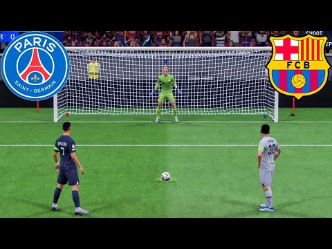 FIFA 23 | PSG vs FC Barcelona | Ronaldo vs Messi - Penalty Shootout