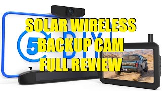 AUTO-VOX Solar Wireless Backup Camera Review