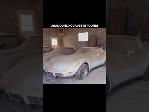 I FOUND A RARE 1978 CORVETTE ABANDONED IN A WAREHOUSE! #shorts