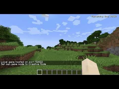 How To Go In Creative Mode In Minecraft Java Edition Demo