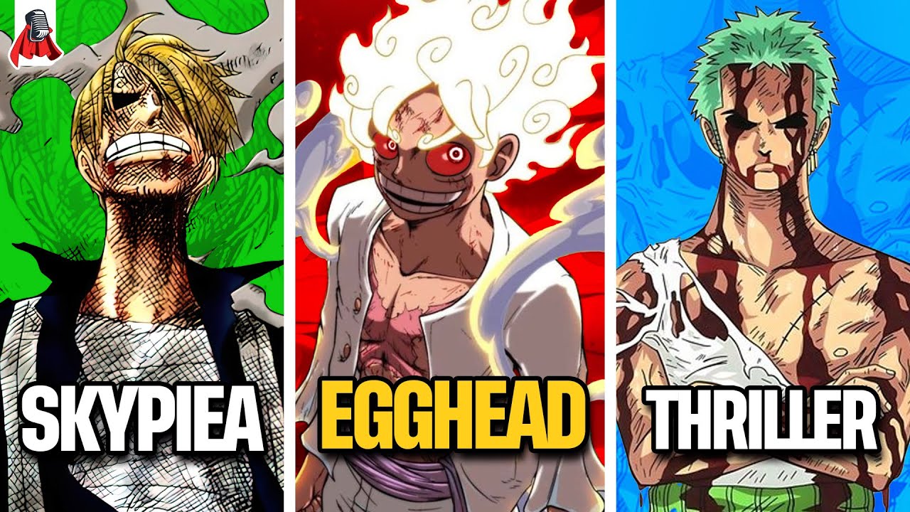 O MAIS FORTE DE CADA ARCO DE ONE PIECE - EXPLICADO