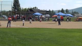 preview picture of video '10u Triple Crown 2013 World Series - JR #24 @ P, makes a good play!'