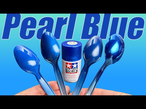 Tamiya TS-89 Pearl Blue Paint Test