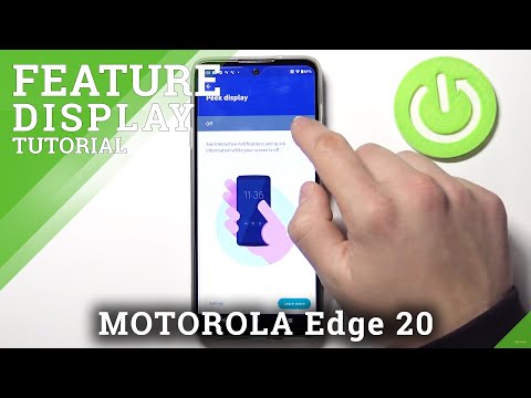How to Manage Display Settings in MOTOROLA Edge 20 – Find Display Options