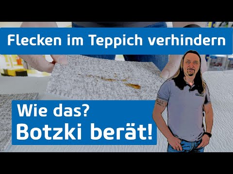 Imprägnierung von textilen Bodenbelägen mit dem Dr. Schutz Fleckschutz | Botzki berät Folge 5