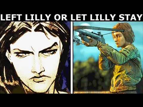 Left Lilly Or Let Lilly Stay - Outcomes In Episode 4 - The Walking Dead Final Season 4 Ep. 4