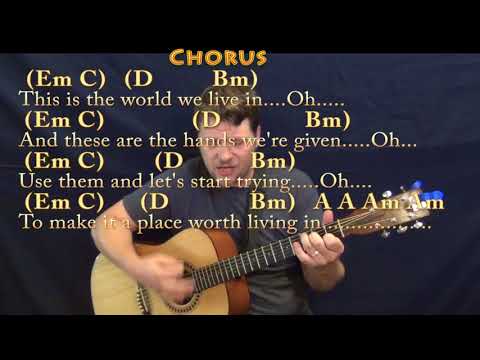 Land of Confusion (Genesis) Guitar Cover Lesson with Chords/Lyrics - Munson
