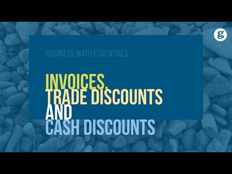 Invoices Trade Discounts and Cash Discounts