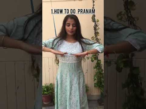 Kathak Series || Part-2 How to do pranam - Lucknow Gharana || AM Studios || #shorts || #ytshorts