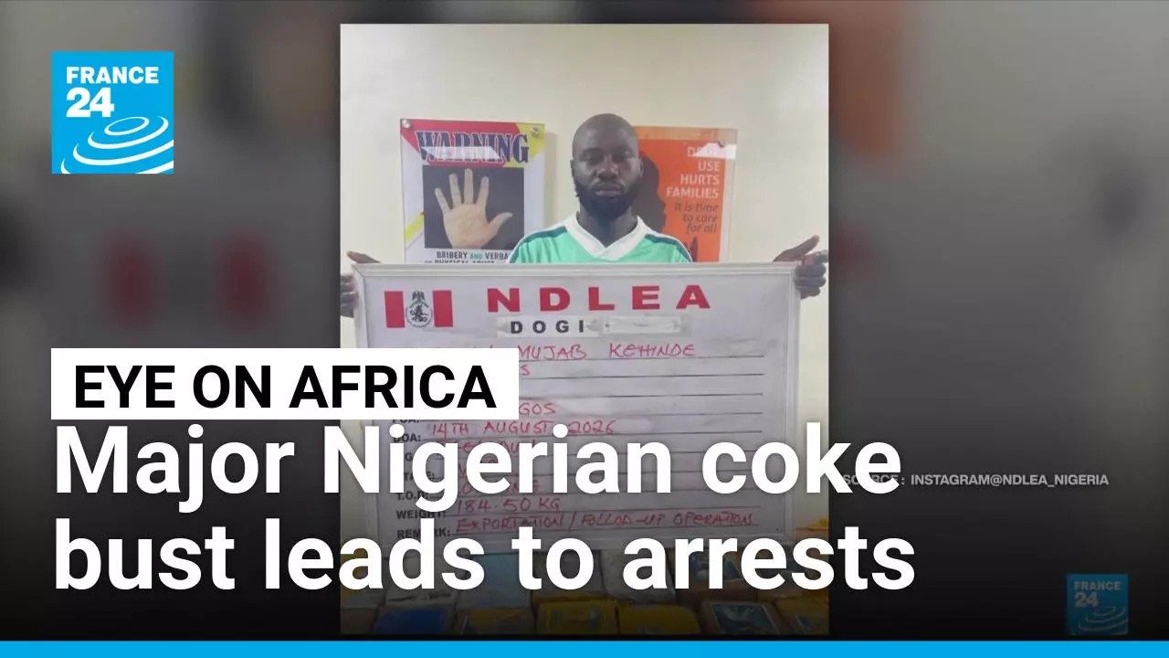Major Nigerian coke bust leads to arrests • FRANCE 24 English