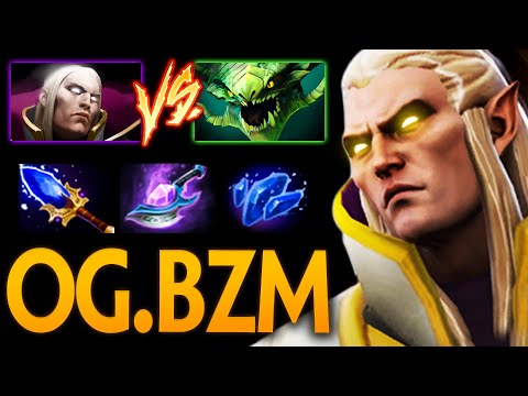 PERFECT LANING AGAINST VIPER MID | GRANDMASTER INVOKER OG.BZM  | Dota 2 Invoker