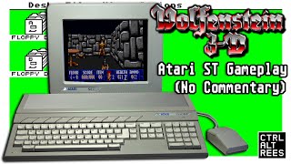 Wolfenstein 3D Atari ST Gameplay & Music (No Commentary) Intro & E1M1