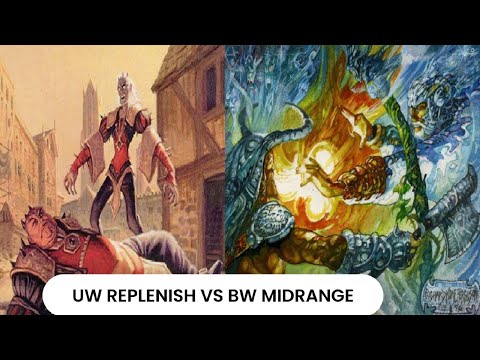 MTG PREMODERN Showdown: UW Replenish vs BW Midrange. Best-of-5 Classic Duel.