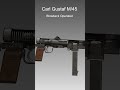Swedish Submachine Gun (SMG) | Carl Gustaf M/45 | How It Works