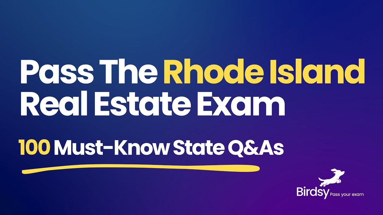 🎯 Ace Your Rhode Island Real Estate Exam: 100 Must Know Q&As! 🎯