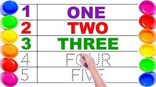 1 to 50 Counting Numbers for Kids | Learn Numbers in English | Preschool Learning Video