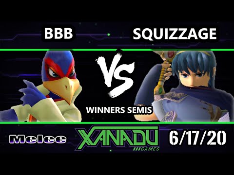 S@X 358 Online Winners Semis - BBB (Falco, Jigglypuff) Vs. squizzage (Marth) Smash Melee - SSBM