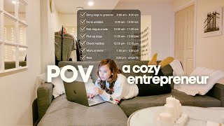 day in the life of a $100k+ cozy entrepreneur