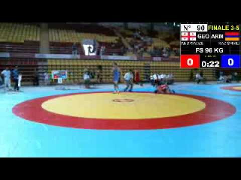 Final EJWC Skopje 2013 FS 96KG 06.07.13 3th and 5th place