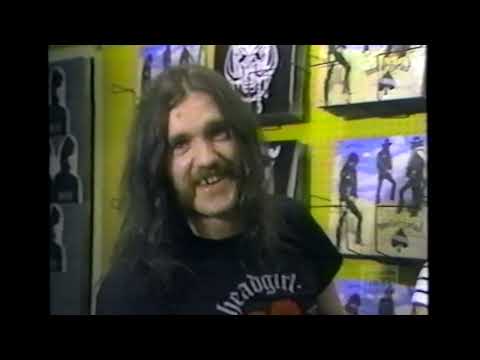 Motorhead - New Music, Toronto TV May 1981 * Record Peddler * Full Band Interview in Record Store