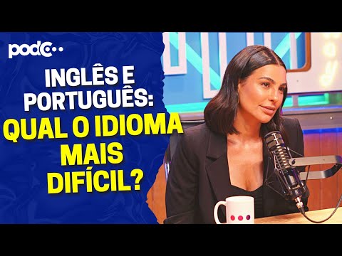 CÍNTIA CHAGAS REVELA A DIFERENÇA ENTRE O PORTUGUÊS E O INGLÊS #PODCAST #CORTES #CELSOPORTIOLLI