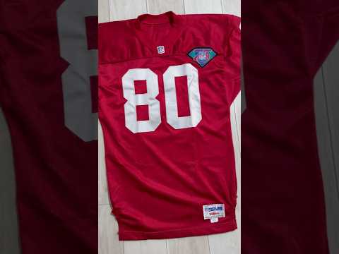 Wilson Authentic Pro Line NFL San Francisco 49ers Jerry Rice Jersey#nfljerseys #sanfrancisco49ers