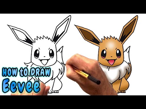How to Draw Eevee from Pokemon (NARRATED)
