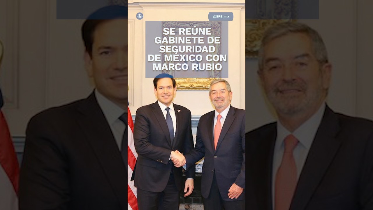Acuerdan nuevas acciones contra el crimen organizado durante reunión entre México y EU #shorts