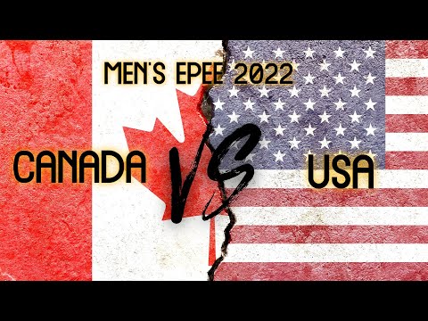 USA VS CANADA Men's Epee team Cairo World Championships 2022 T32