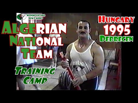 Algerian National Team's training camp | 1995 | Debrecen (HUN)