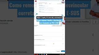 Como rekover e desvincular familia no Pec E-sus ATUALIZADO. #PECeSUS #acs