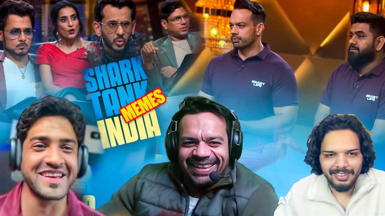 Shark Tank MEME Reaction with @lakshaychaudhary  @Thugesh