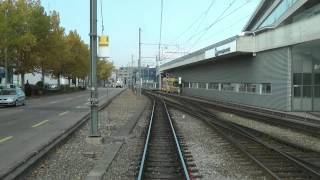 preview picture of video 'Strassenbahn Basel (Bazylea) linia 11'