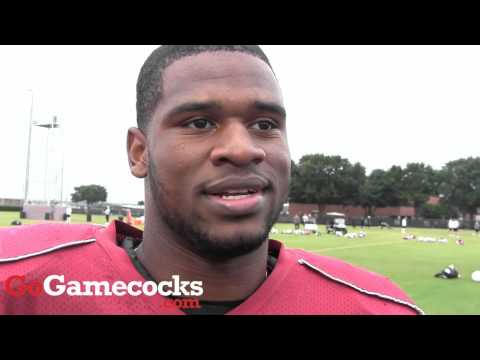 David Williams after Sept. 24 Gamecocks practice