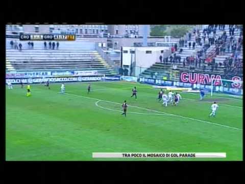 Crotone 2-2 Grosseto 11-2-2012 Highlights & Goals HD