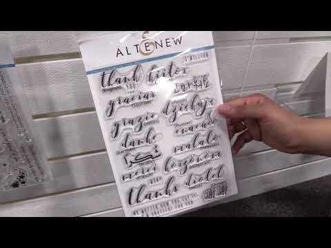 Layered Stamps, Floral, Sentiments and More - Altenew