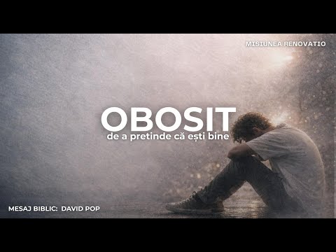 🔴Live Tineret Renovatio | David Pop - Obosit să pretinzi că ești bine | 20 Ianuarie 2026