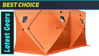 Amazing 8-Person Ice Fishing Tent: Pop-Up Winter Shelter for Epic Trips!