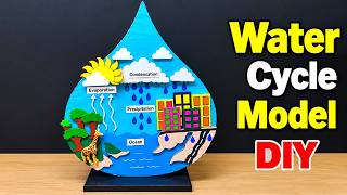 Water Cycle Model Making - DIY - Science Project