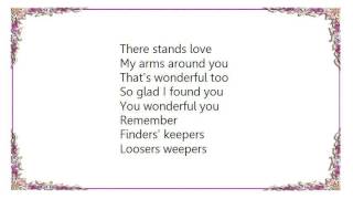 Judy Garland - You Wonderful You Lyrics