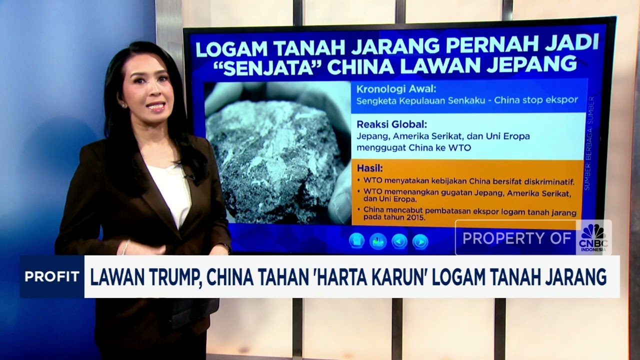 Lawan Trump, China Tahan "Harta Karun" Logam Tanah Jarang