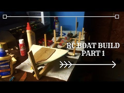 RC Balsa Wood Boat Build From Scratch, Part #1