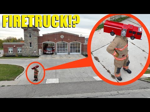 when your drone see's FireTruck Head at the Fire Station, Don't stop! Keep driving away Fast!!