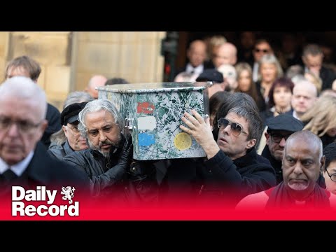 Stars and hundreds of fans gather for Stone Roses bassist Mani’s funeral
