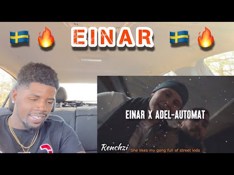 🇸🇪🔥American Reacts Too Swedish Rap EINAR Ft Adel “Automat” (ENGLISH SUBTITLES) CEO Reaction