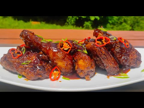 Bar-B-Fried Chicken! Jamaican Style BBQ Sauce | Barbe Fry Chicken