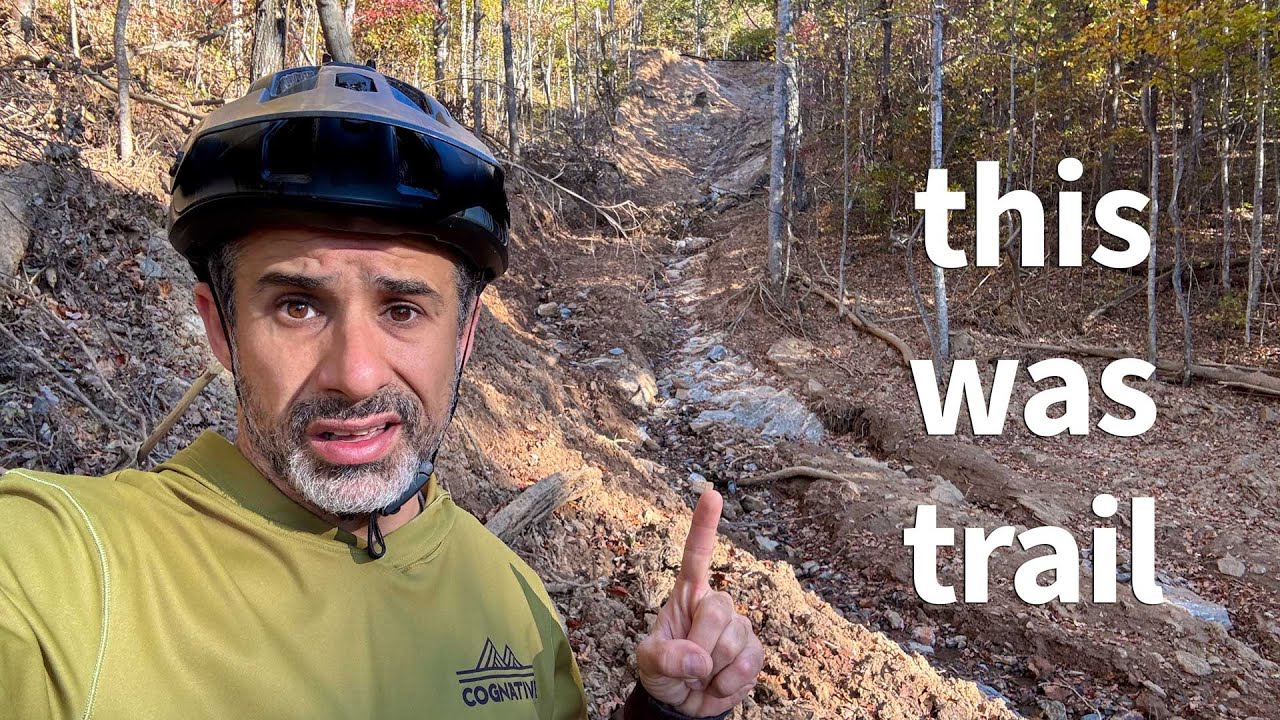 I Explored Helene Damaged Mountain Bike Trails